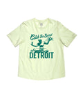 Ink Detroit Catch the Spirit kinda cropped T-Shirt - Citron - Ink Detroit