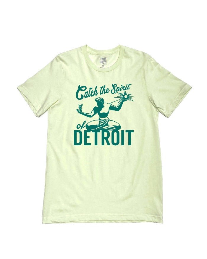Ink Detroit Catch The Spirit of Detroit T-Shirt - Citron - Ink Detroit