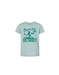 Ink Detroit - Catch the Spirit - Youth T-Shirt - Heather Dusty Blue - Ink Detroit