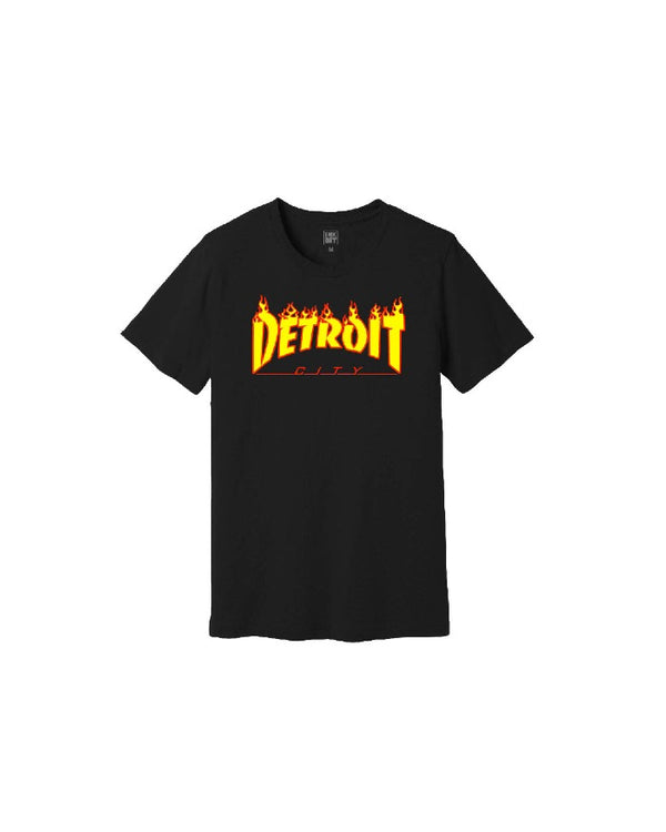 Ink Detroit City Youth T-Shirt - Black