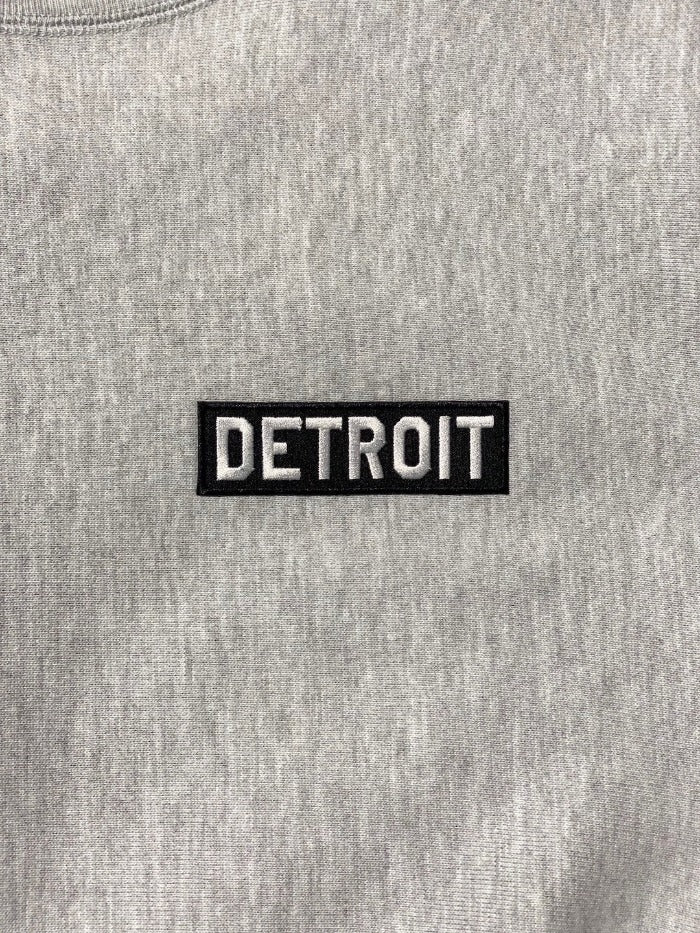 Ink Detroit Heavyweight Crewneck Sweatshirt - Athletic Grey - Ink Detroit