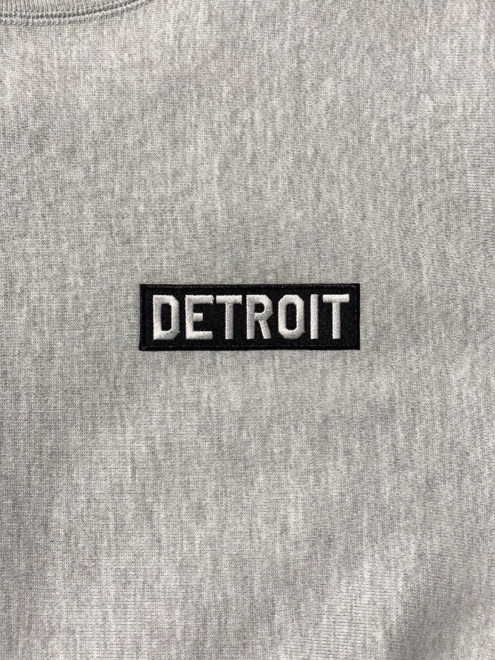 Ink Detroit - Heavyweight Athletic Grey Crewneck Sweatshirt