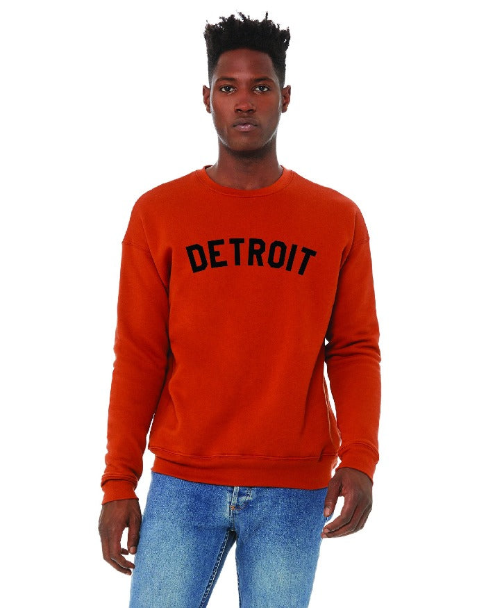 Ink Detroit Crewneck Sweatshirt - Brick