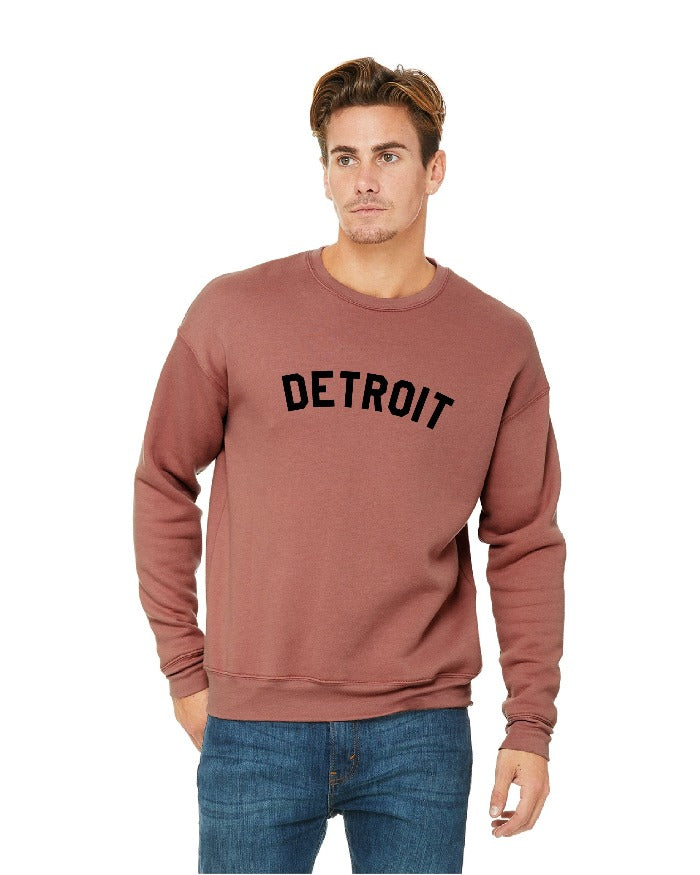 Ink Detroit Crewneck Sweatshirt - Mauve