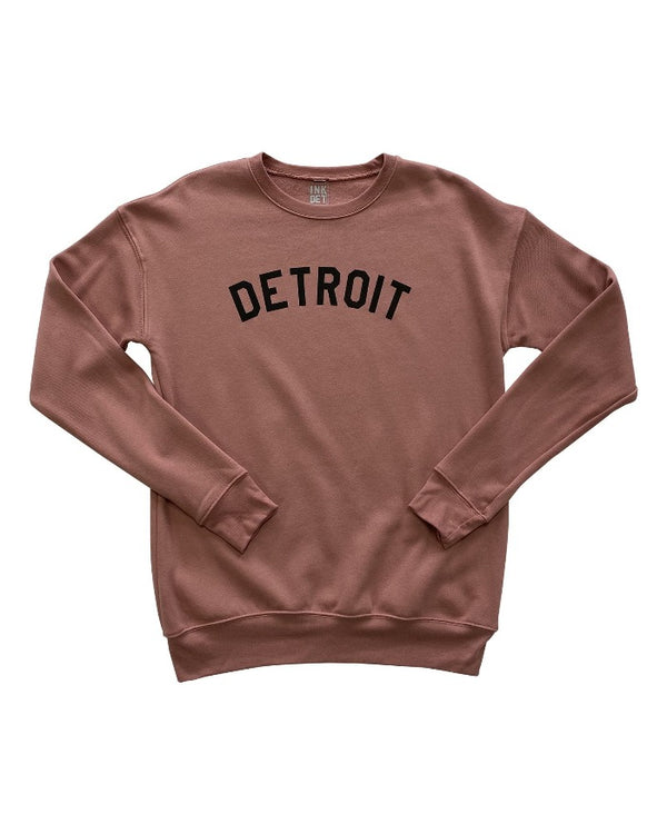 Ink Detroit Crewneck Sweatshirt - Mauve