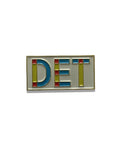 Ink Detroit DET Primary Colors Enamel Pin - Ink Detroit