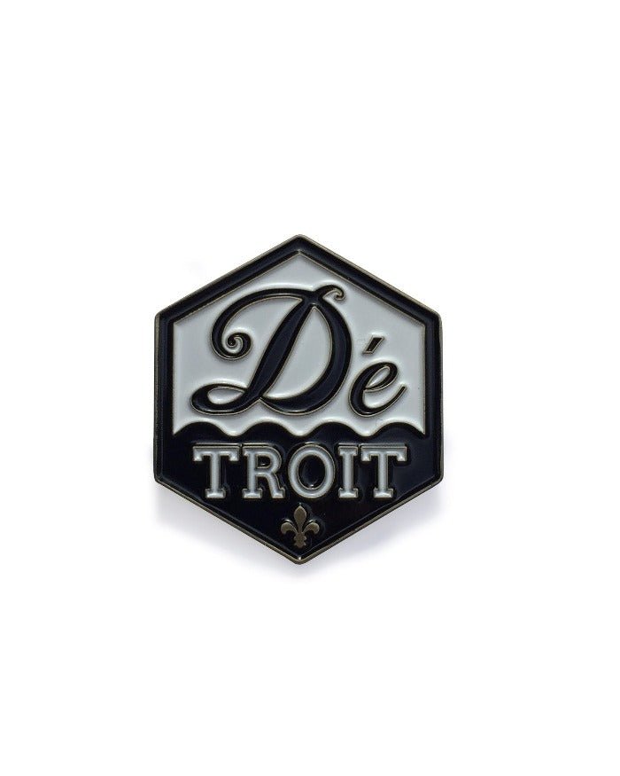 Ink Detroit Day-twah Enamel Pin - Ink Detroit