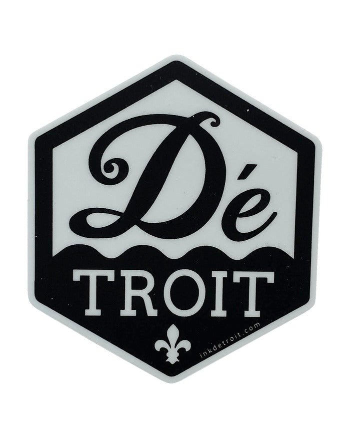 Ink Detroit Day-twah Vinyl Die Cut Sticker - Ink Detroit