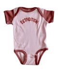 Ink Detroit Detroitish Baby Onesie - Two-Tone Mauve - Ink Detroit