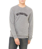 Ink Detroit Detroitish Raglan Crewneck Sweatshirt - Heather Grey - Ink Detroit