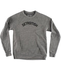Ink Detroit Detroitish Raglan Crewneck Sweatshirt - Heather Grey - Ink Detroit