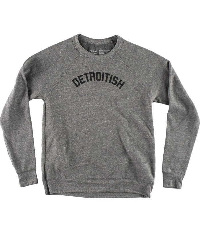 Ink Detroit Detroitish Crewneck Sweatshirt - Heather Grey