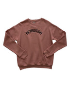 Ink Detroit Detroitish Crewneck Sweatshirt - Mauve - Ink Detroit
