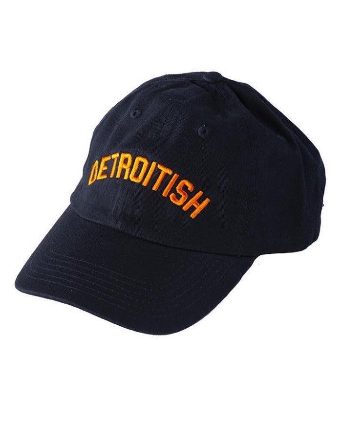 Ink Detroit Detroitish Dad Cap - Navy & Orange - Ink Detroit