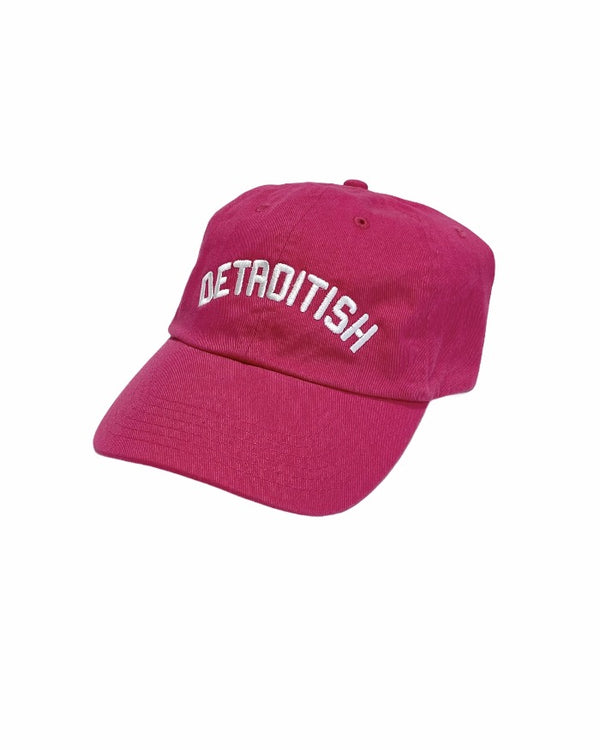 Ink Detroit Detroitish Dad Cap - Neon Pink