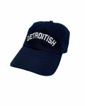 Ink Detroit Detroitish Dad Cap - Navy & White - Ink Detroit