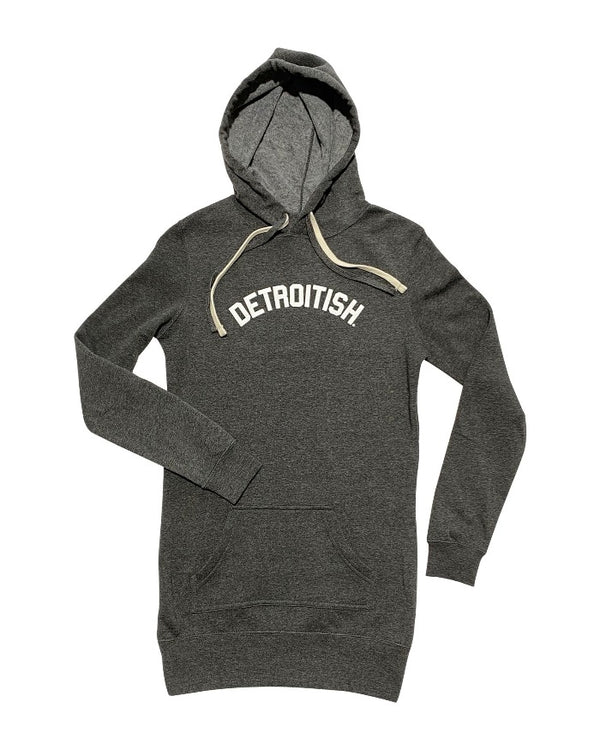 Ink Detroit Detroitish Fleece Hoodie Dress