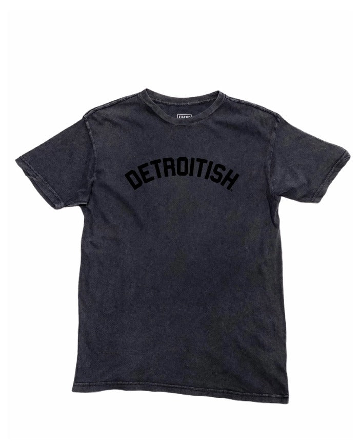 Ink Detroit Detroitish Mineral Wash T-Shirt - Black - Ink Detroit
