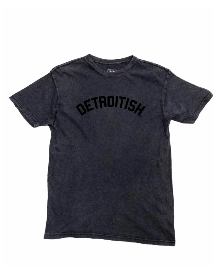 Ink Detroit Detroitish Mineral Wash Black T-Shirt