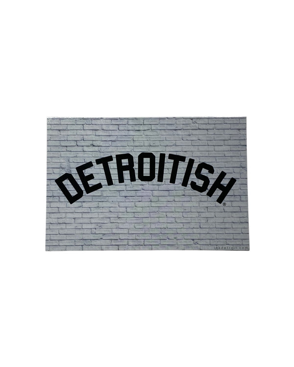 Ink Detroit Detroitish Postcard