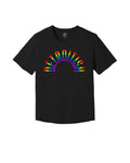 Ink Detroit Detroitish Rainbow Kinda Cropped T-Shirt - Black - Ink Detroit