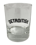 Ink Detroit Detroitish Rocks Glass - Ink Detroit