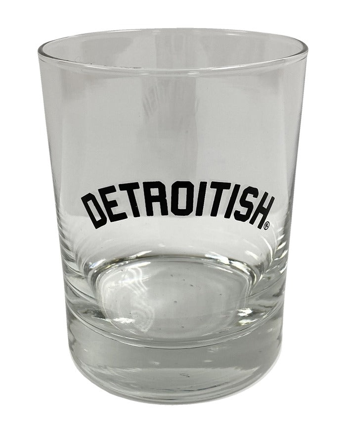 Ink Detroit Detroitish Rocks Glass - Ink Detroit