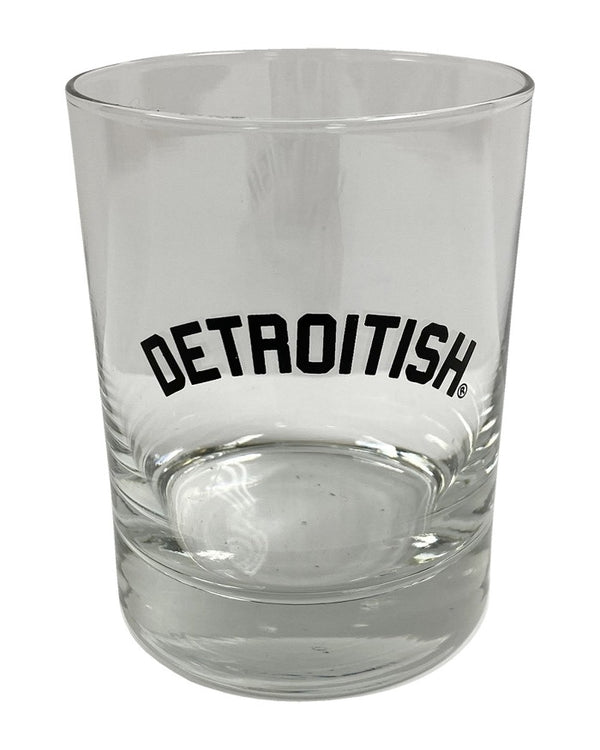 Ink Detroit Detroitish Rocks Glass