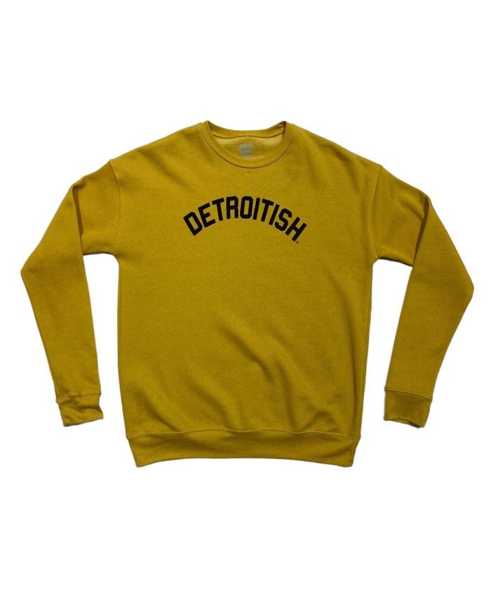 Ink Detroit Detroitish Crewneck Sweatshirt - Mustard - Ink Detroit