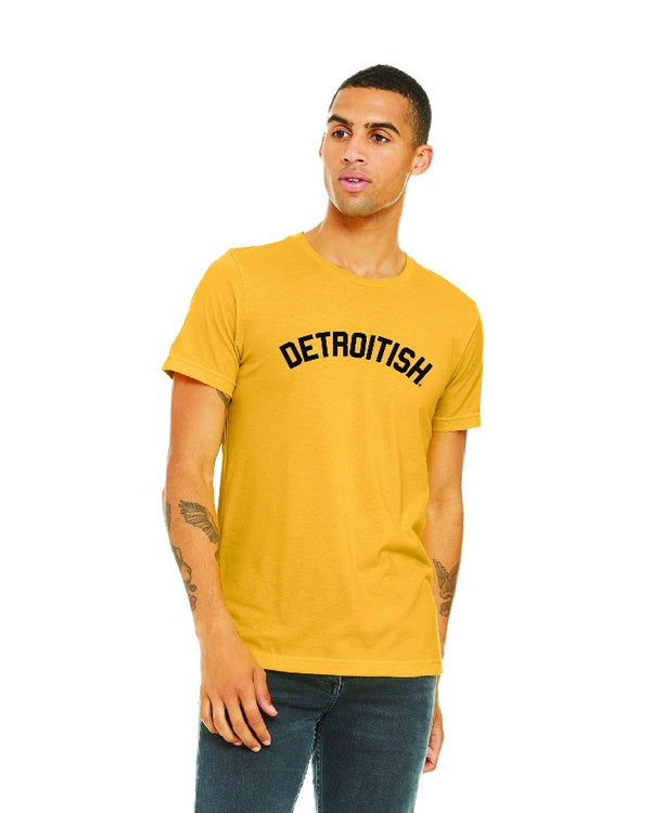 Ink Detroit Detroitish T-Shirt - GoldInk Detroit Detroitish T-Shirt - Gold