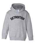 Ink Detroit Detroitish Toddler Hoodie - Heather Grey - Ink Detroit