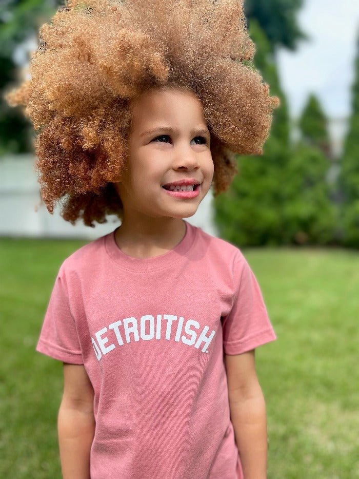 Ink Detroit Detroitish Toddler T-Shirt - Mauve - Ink Detroit