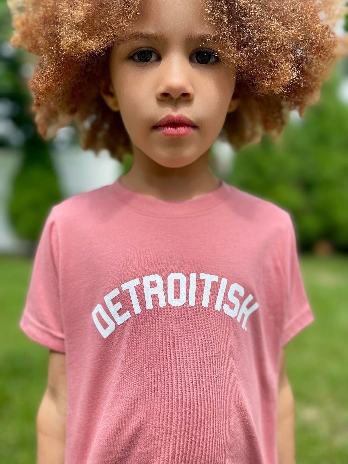 Ink Detroit Detroitish Toddler T-Shirt - Mauve - Ink Detroit