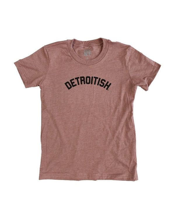 Ink Detroit Detroitish Youth T-Shirt - Mauve