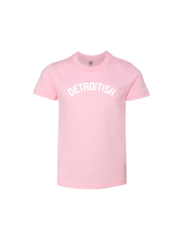 Ink Detroitish Youth T-Shirt Pink