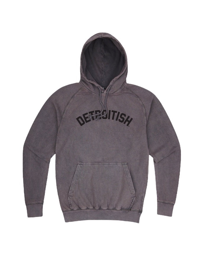 Ink Detroitish Zinc Mineral wash hoodie