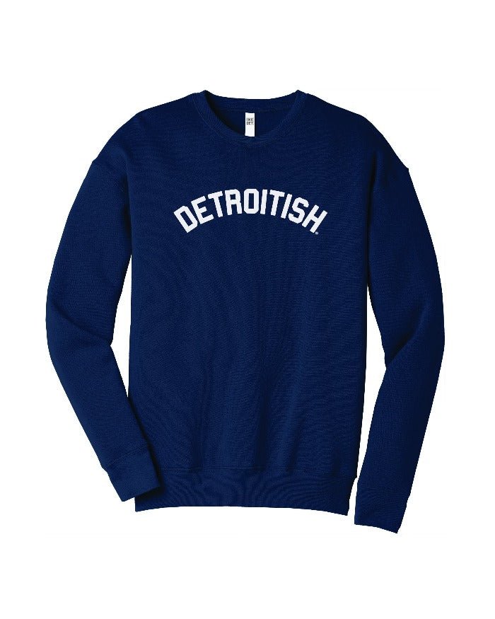 Ink Detroit Detroitish Crewneck Sweatshirt - Navy - Ink Detroit