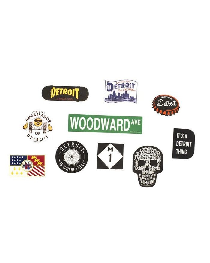 Ink Detroit Die Cut Vinyl Sticker Bundle - Ink Detroit