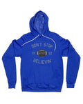 Ink Detroit Don't Stop Believin’ 1957 Hoodie - Heather Royal Blue - Ink Detroit