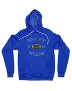 Ink Detroit Don't Stop Believin’ 1957 Hoodie - Heather Royal Blue - Ink Detroit