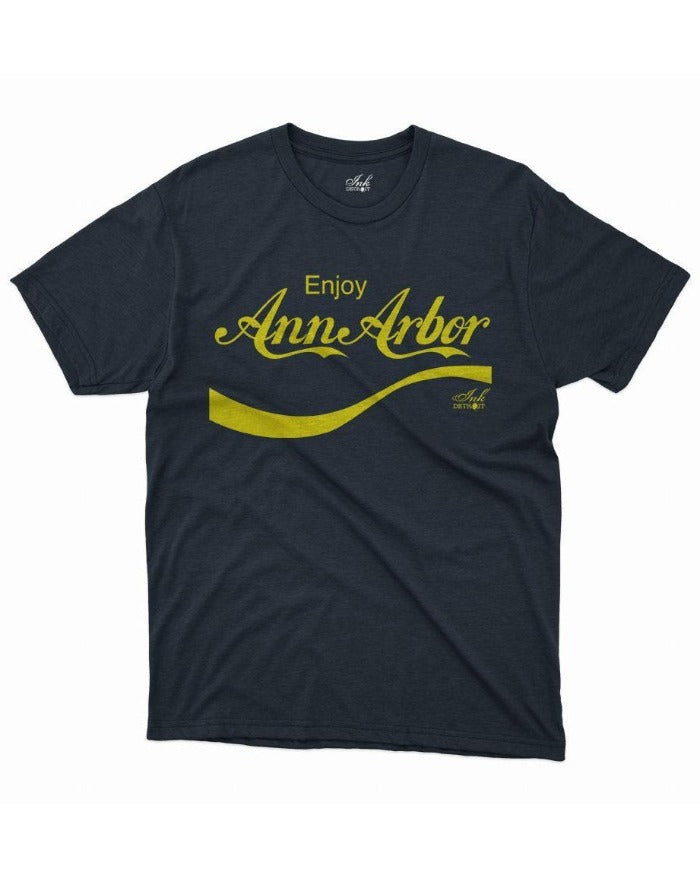 Ink Detroit ENJOY ANN ARBOR T-Shirt - Navy