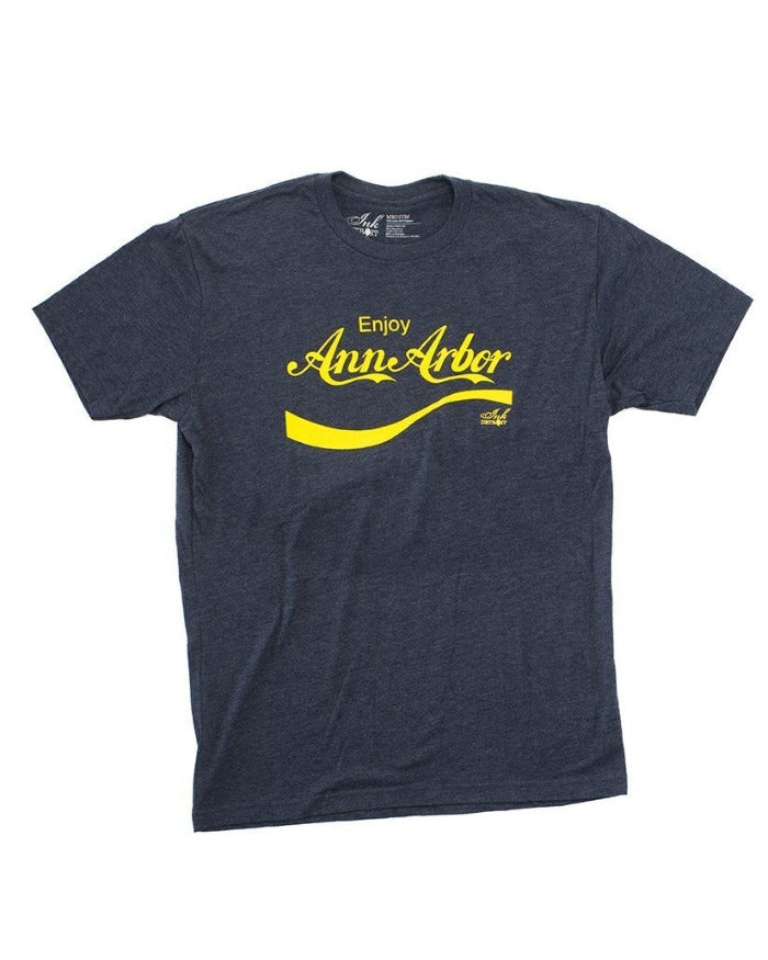 Ink Detroit ENJOY ANN ARBOR T-Shirt - Navy