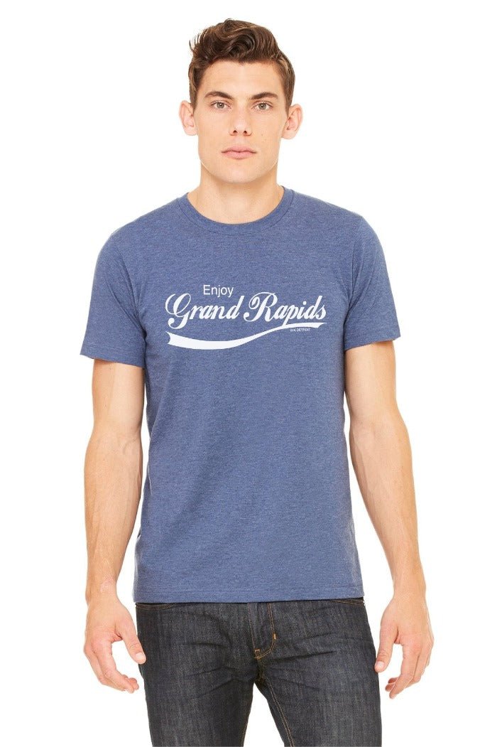 Ink Detroit Enjoy Grand Rapids T-Shirt - Navy - Ink Detroit