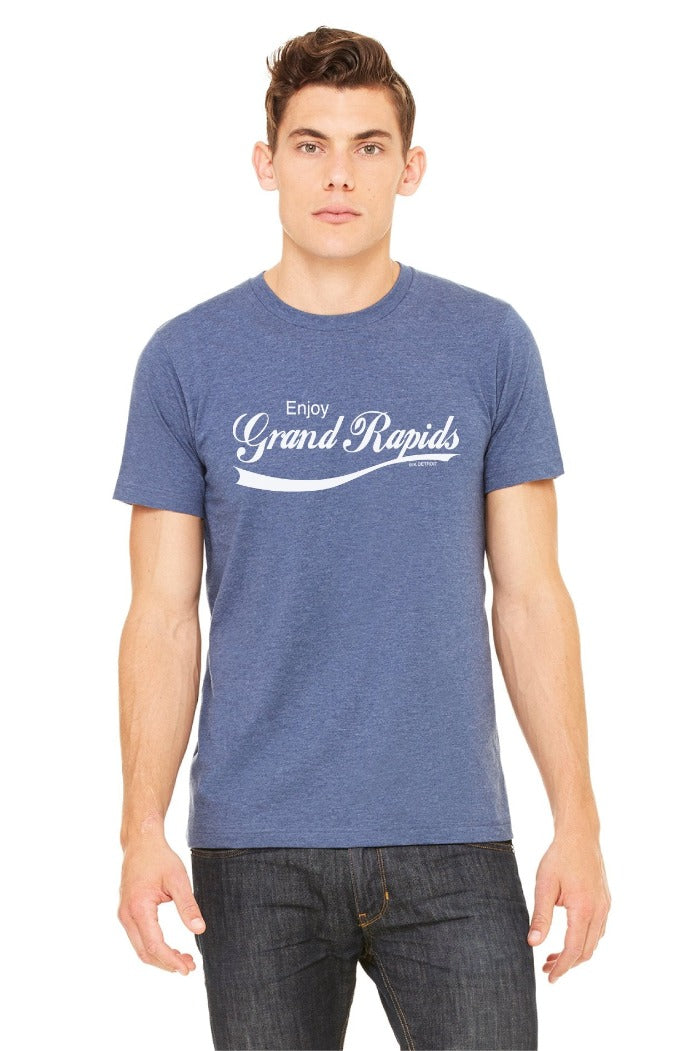 Ink Detroit Enjoy Grand Rapids T-Shirt - Navy
