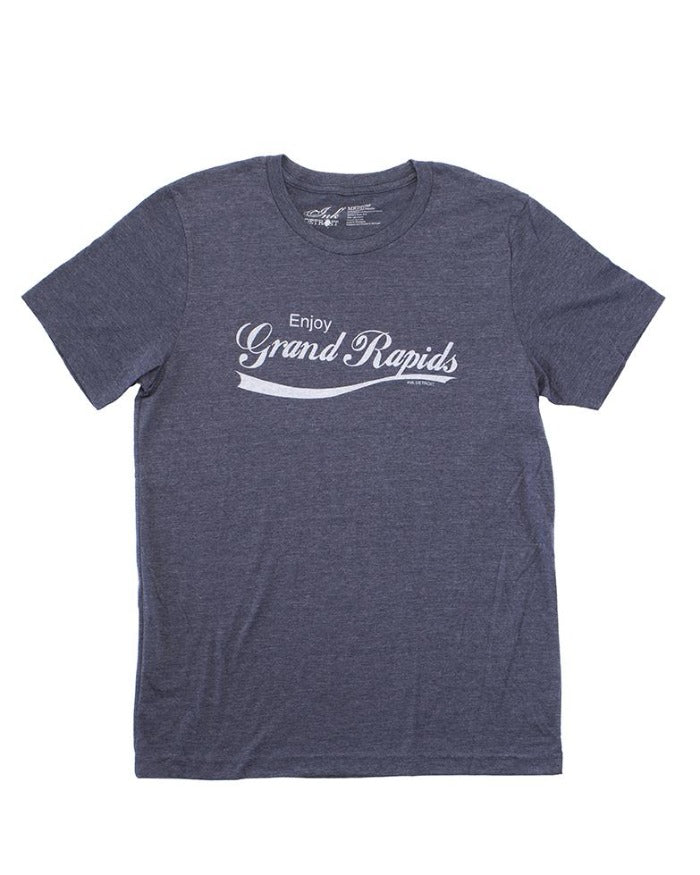 Ink Detroit Enjoy Grand Rapids T-Shirt - Navy