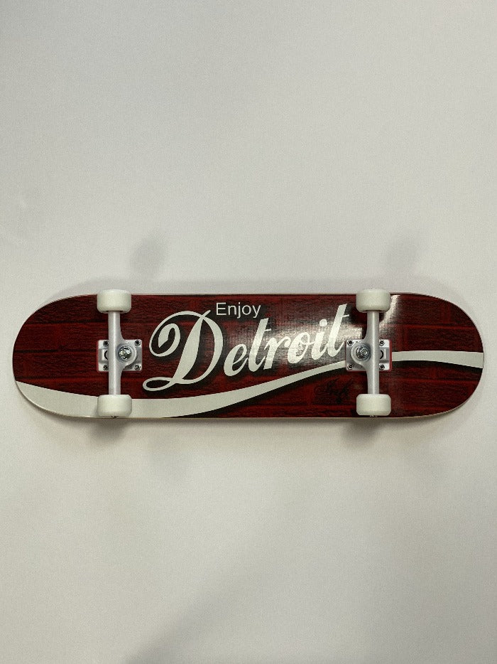 Ink Detroit Enjoy Detroit complete skateboard