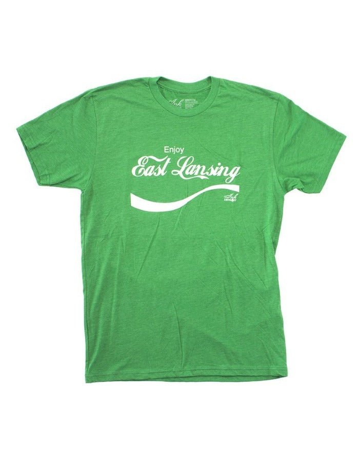 Ink Detroit Enjoy East Lansing T-Shirt - Green - Ink Detroit