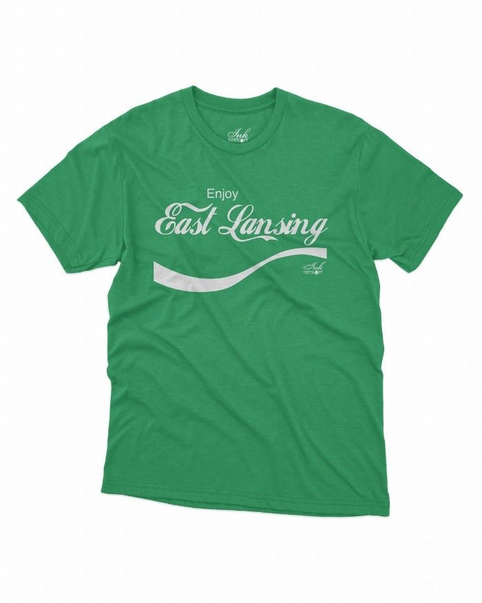 Ink Detroit Enjoy East Lansing T-Shirt - Green - Ink Detroit