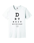 Ink Detroit Eye Chart T-Shirt - White - Ink Detroit