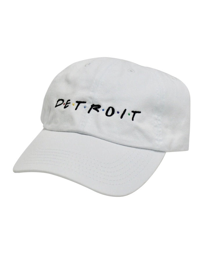 Ink Detroit Friends Dad Cap - White